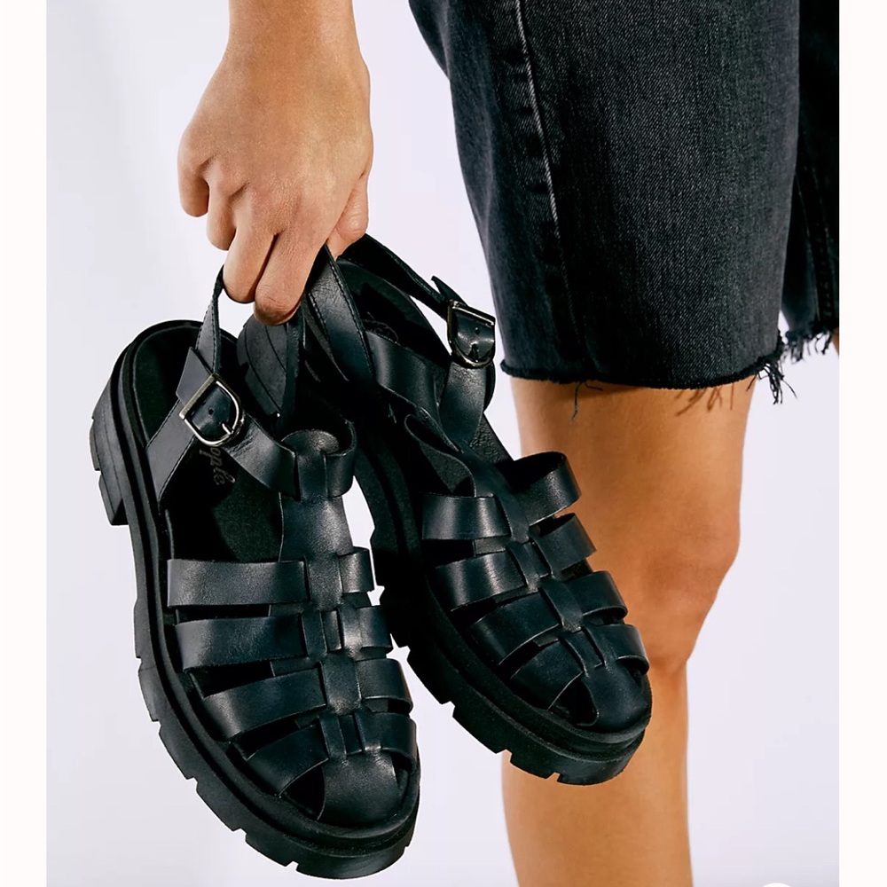 Free People Delaney Fisherman Platforms